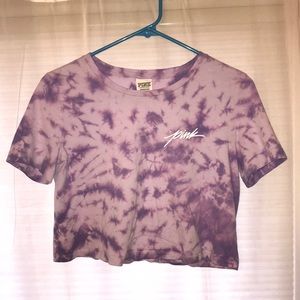 PINK tie diy crop top